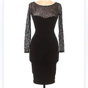 American‎ Apparel Polkadot  Long Sleeve Dress
